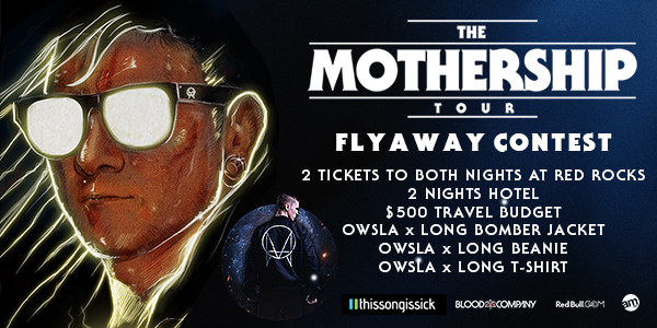 Enter The Epic Skrillex Mothership Tour Red Rocks Flyaway x Long Clothing Contest