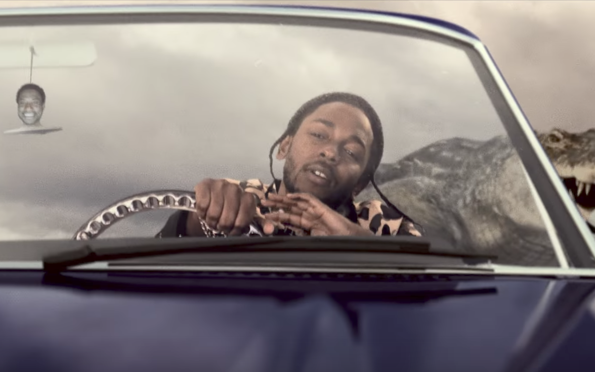 Kendrick Lamar Floating Car