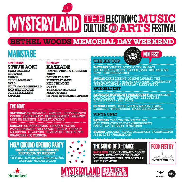 Mysteryland USA 2014 Announces Huge Lineup At Woodstock Site