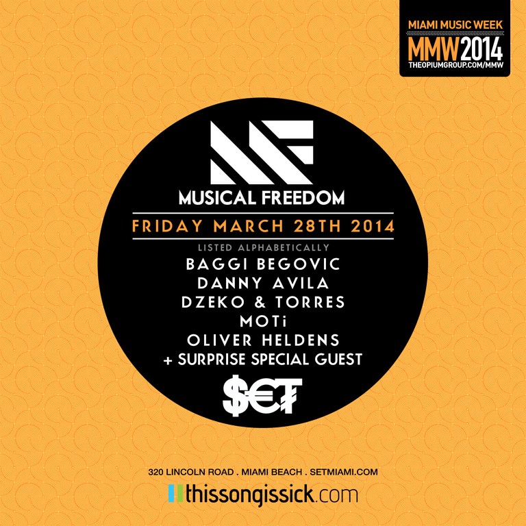 TSIS Presents Tiesto's Musical Freedom Records Miami Music Week Party