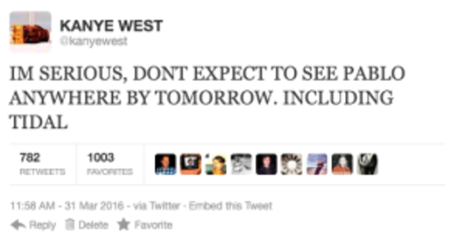 Kanye West rant tweet 8