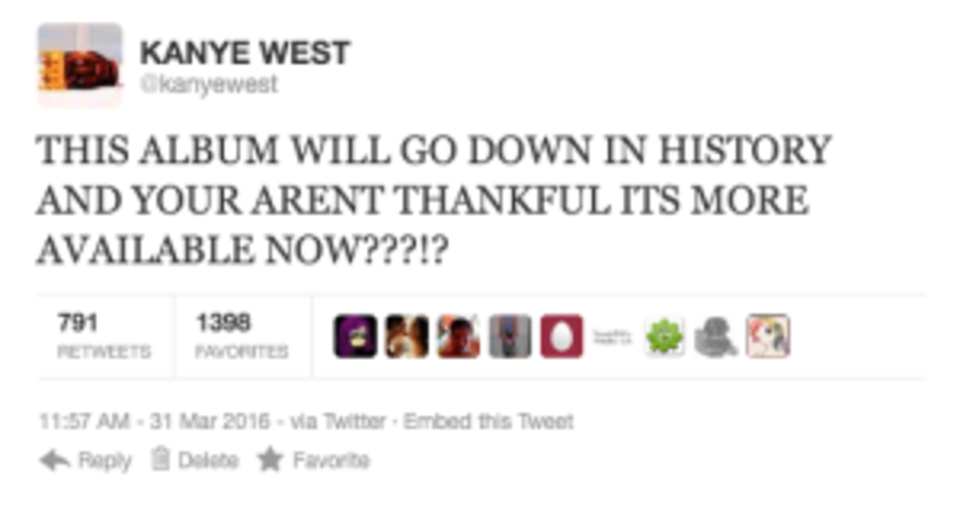 Kanye west rant tweet 3