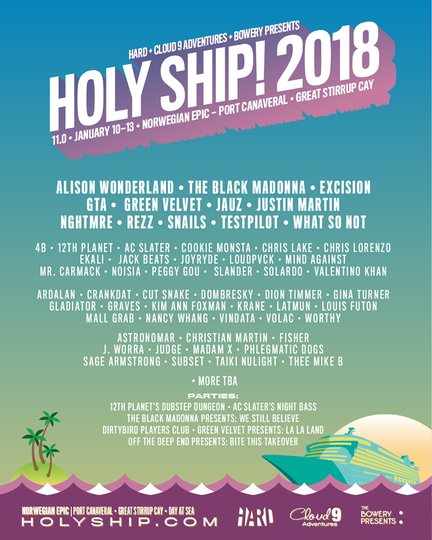 Holy Ship weekend 2 2018