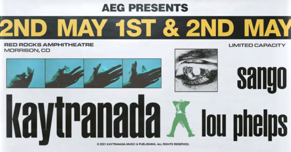 kaytranada red rocks