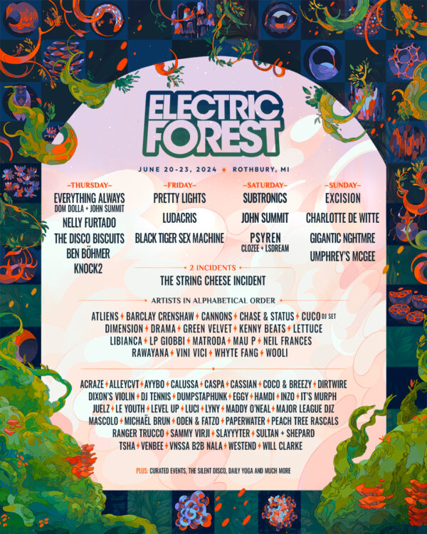 Electric Forest 2024 lineup